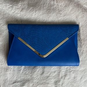Blue Bag with Chain belt